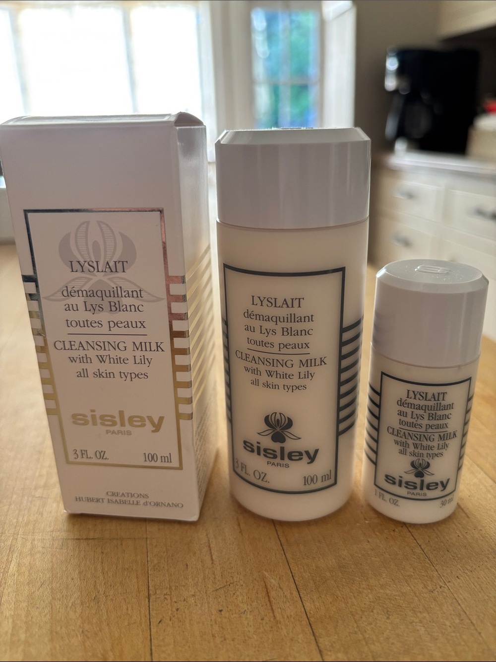 Sisley Lyslait Cleansing Milk Trio - White